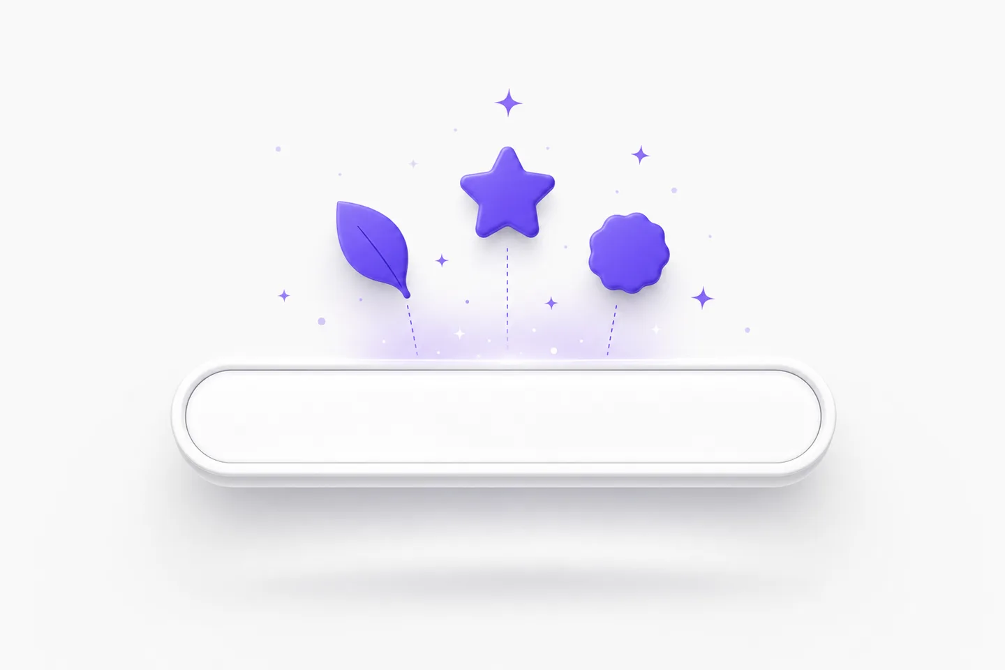 A prompt bar generating vector shapes with the AI SVG converter