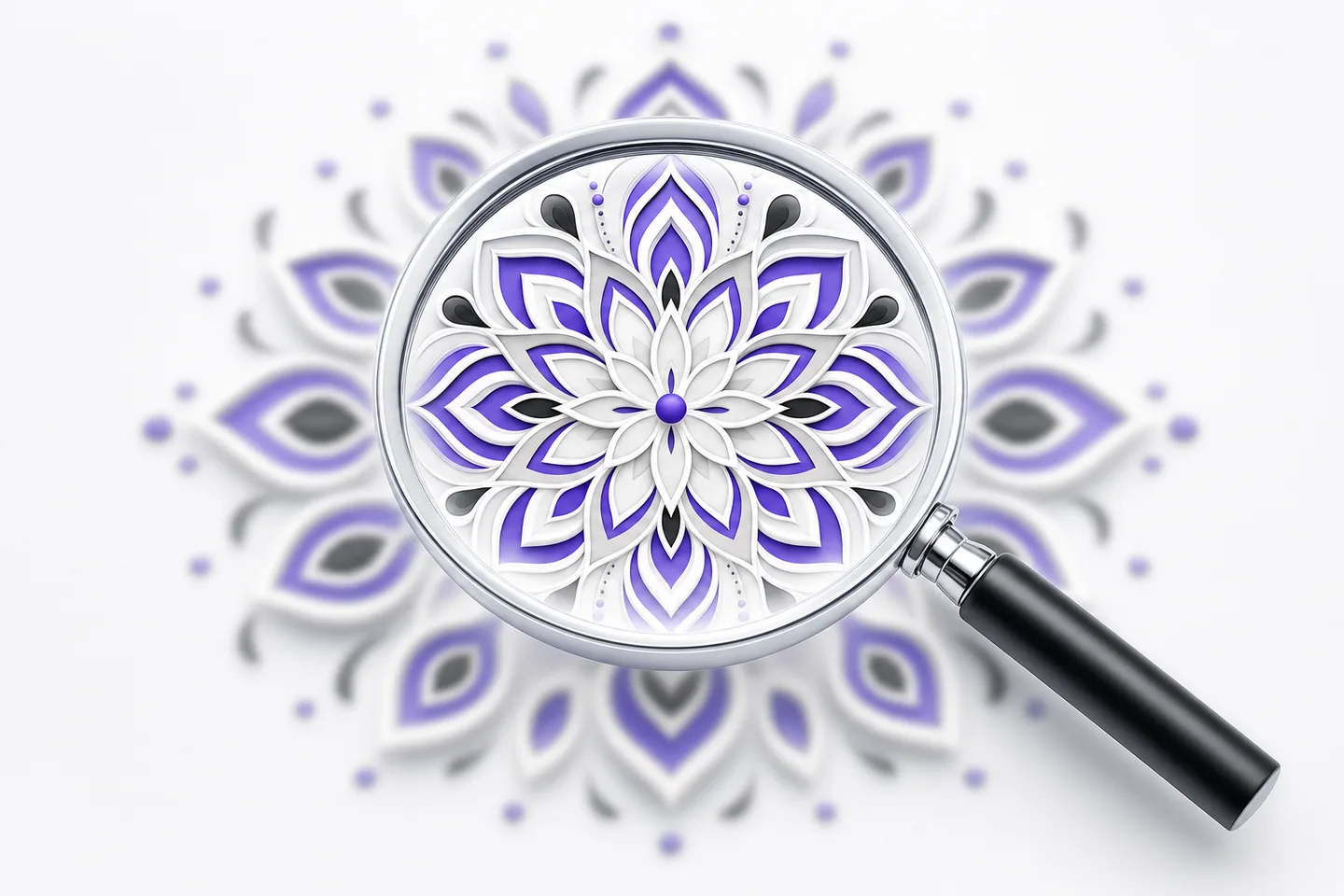 A magnifier showing sharp detail in SVG converter output